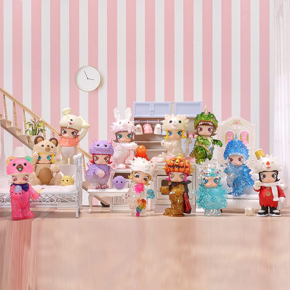Molly Instinctoy Erosion-1Pc Molly Costume Series Blind Box Toy Box Bulk Popular Collectible Random Art Toy Hot Toys Cute Figure Creative Gift, for Christmas Birthday Party Holiday