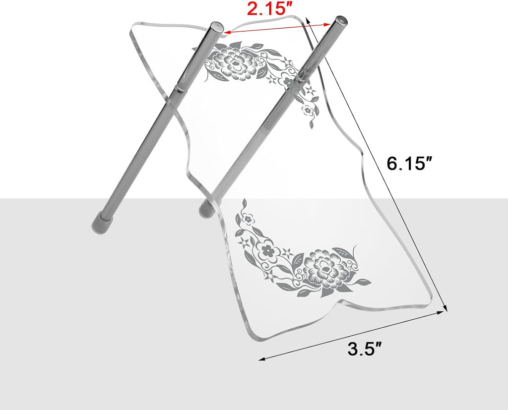 Acrylic Holder for Face and Neck Massager Tool, 7 Color Face Massager Tool for Wrinkles Display Easel, Acrylic Stand for Neck Face Massager Sculpting Tool, Holder Only