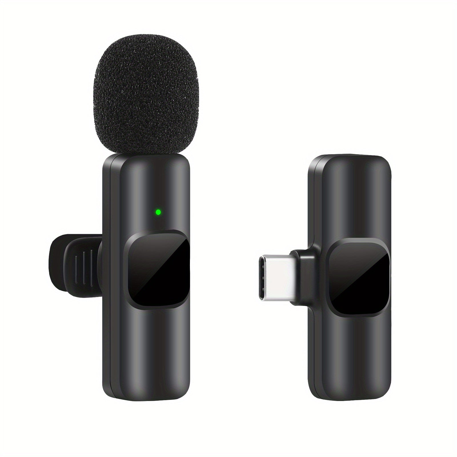 Wireless Lavalier Lapel Microphone for Iphone Ipad Professional Wireless Clip Mic - Cordless Omnidirectional Condenser Recording Mic for Interview Video Podcast Vlog Youtube